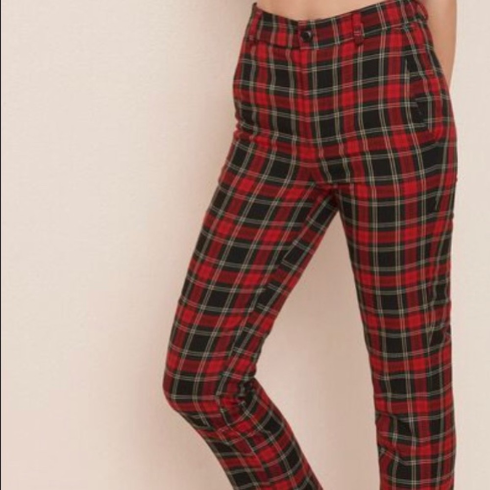 Garage Plaid Pants